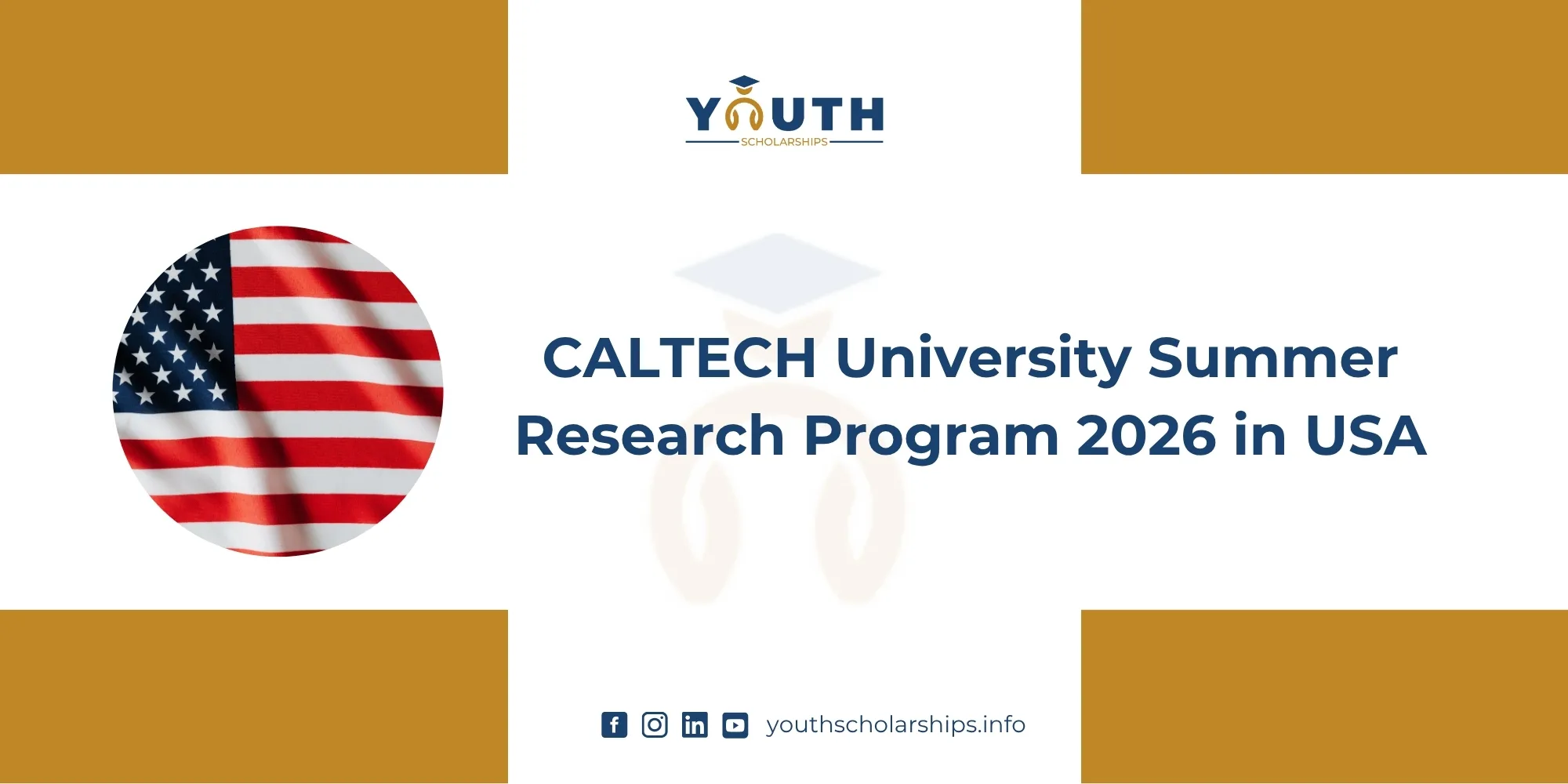 CALTECH University Summer Research Program 2026 in USA - Youth Scholarships